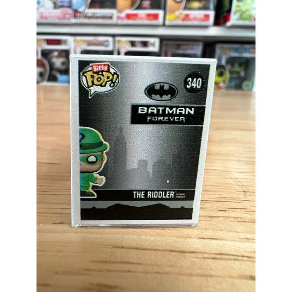 BITTY Riddler Batman Forever Funko Pop #340 Movies DC Comics Detective Carrey - Picture 3 of 6